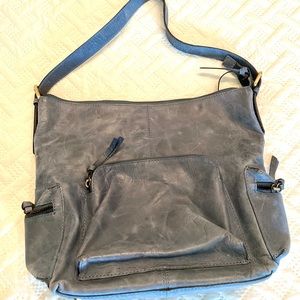 Nino Bossi Guinean Leather Handbag - Blue